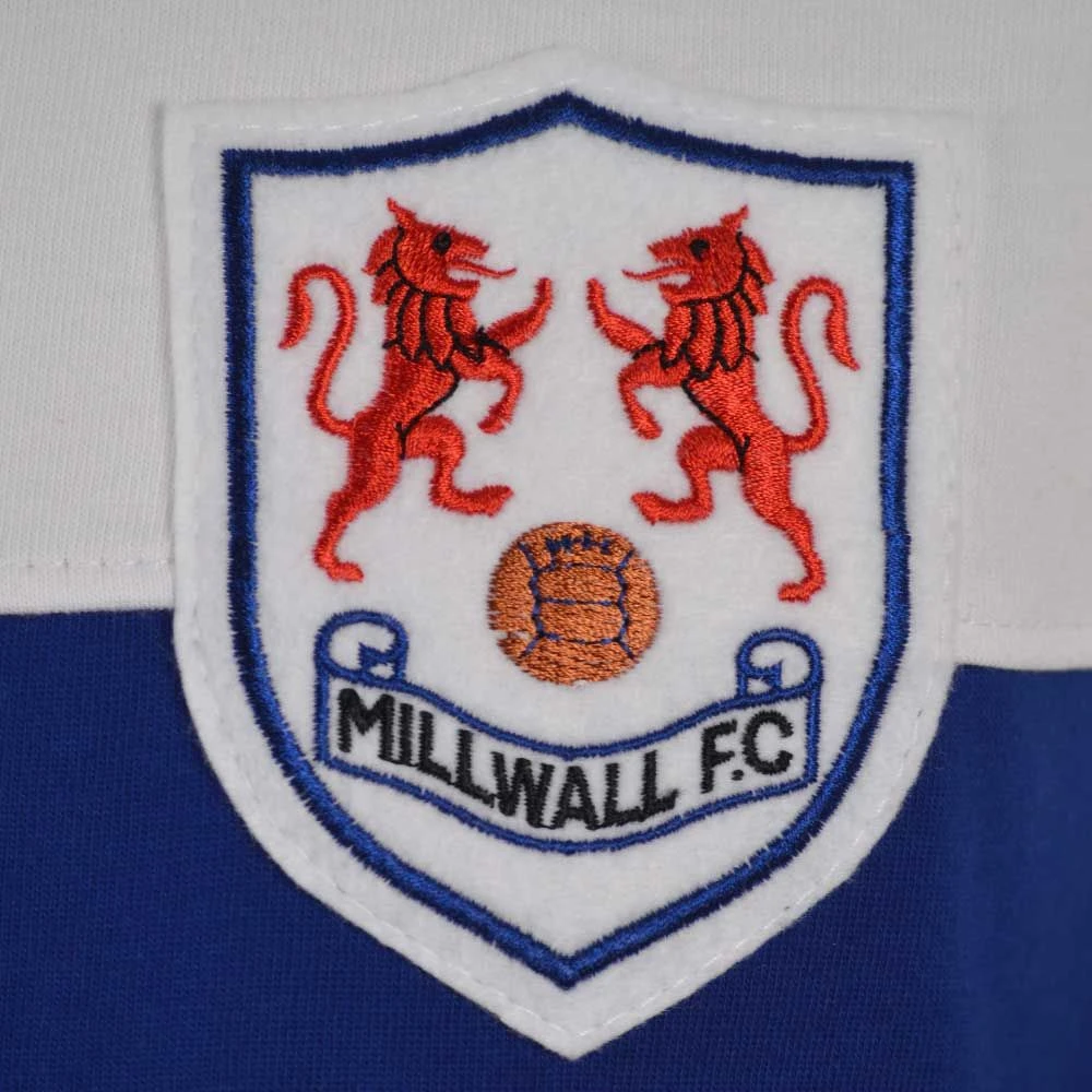 Millwall 1963 Home Retro Football Shirt - Image 3