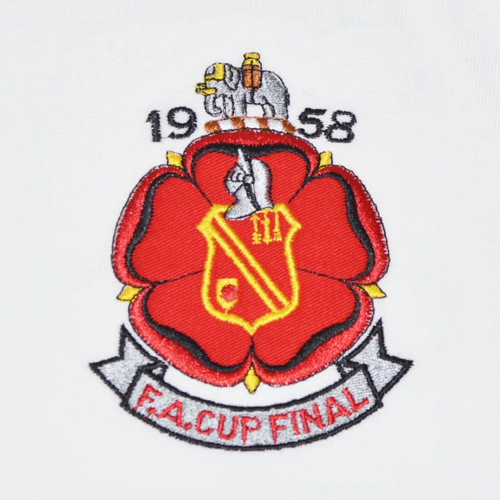 Bolton Wanderers 1958 FA Cup Final Retro Football Shirt - Image 2
