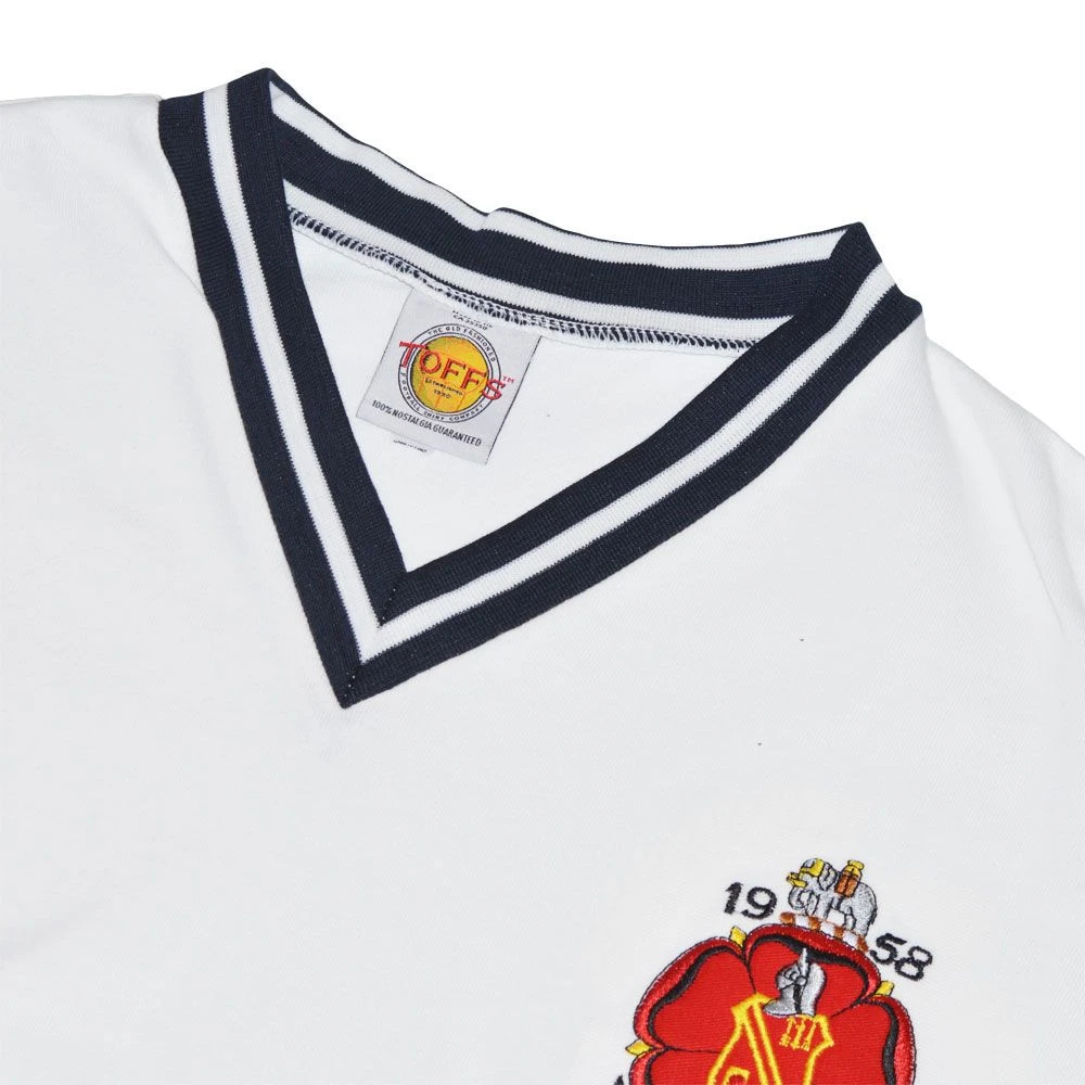 Bolton Wanderers 1958 FA Cup Final Retro Football Shirt - Image 3