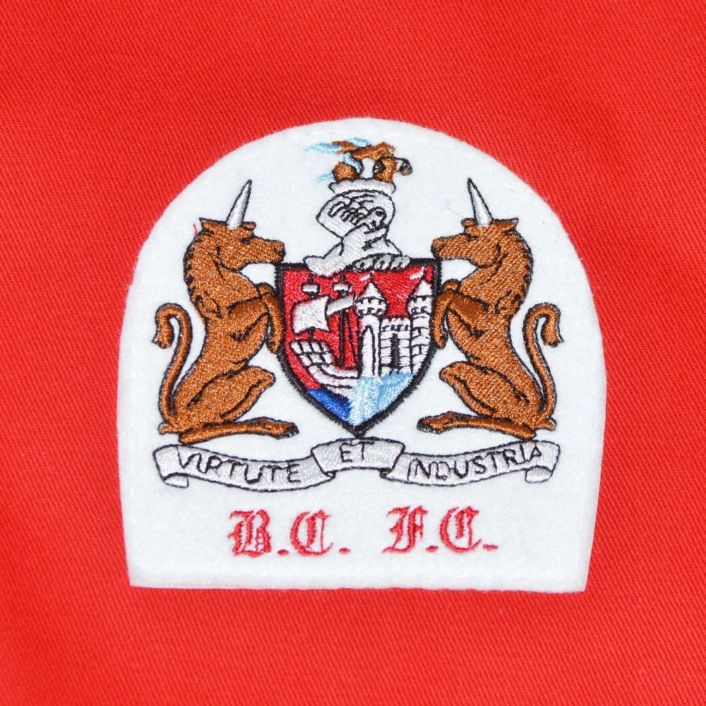 Bristol City 1955-1956 Retro Football Shirt - Image 2