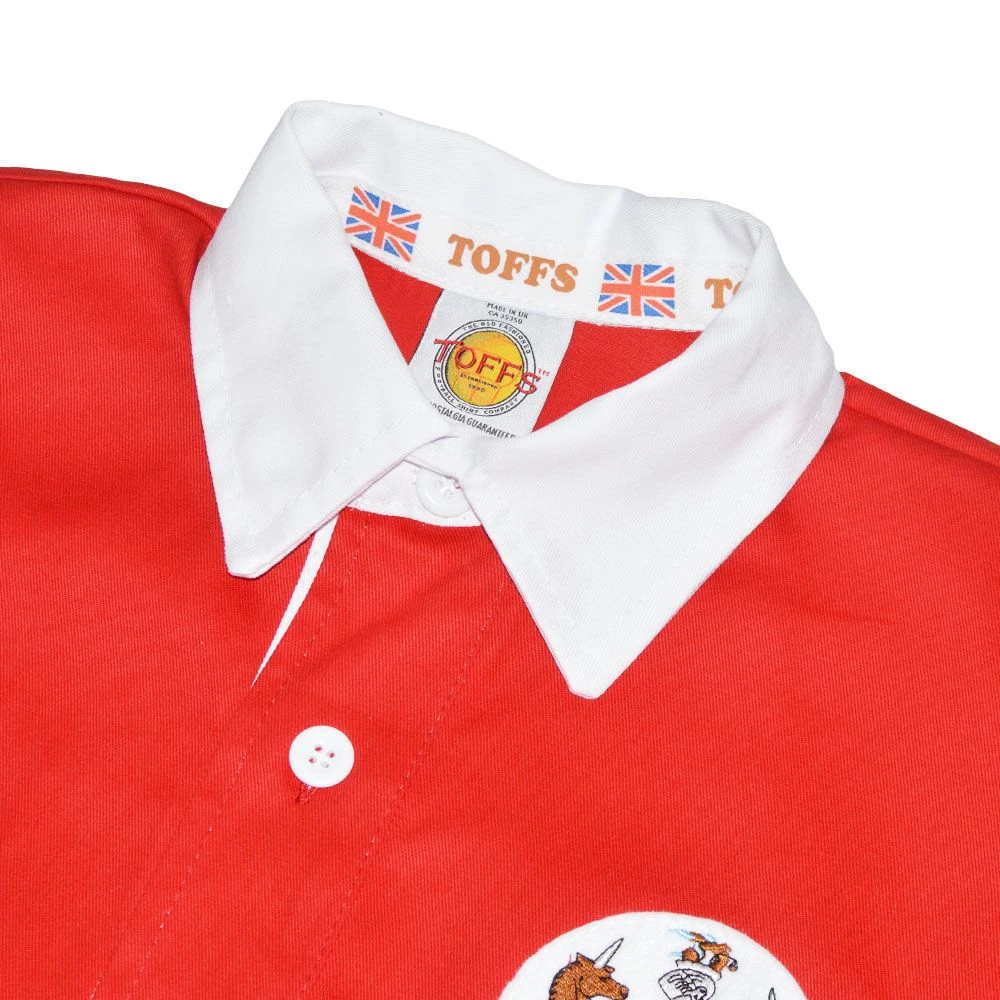 Bristol City 1955-1956 Retro Football Shirt - Image 3