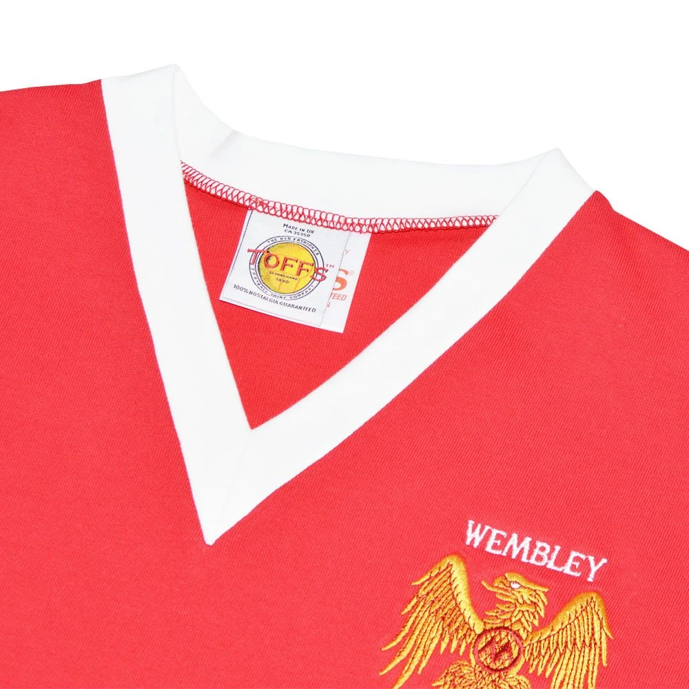 Manchester Reds 1958 FACF Kids Retro Football Shirt - Image 3