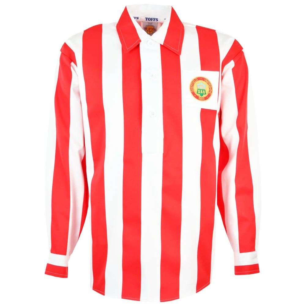 Sheffield United 1920s - 1950s Retro Football Shirt
