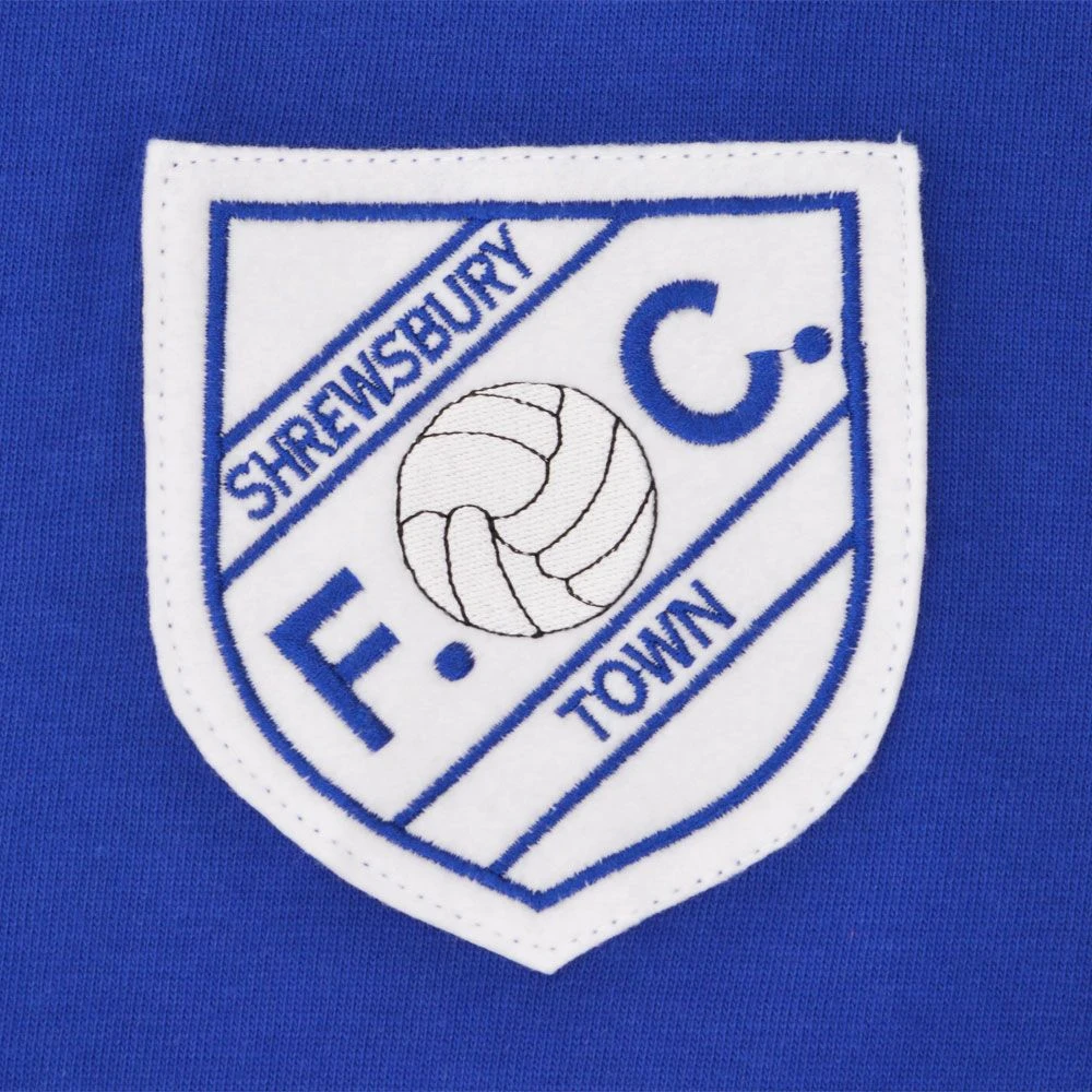 Shrewsbury Town 1960s Retro Football Shirt - Image 2