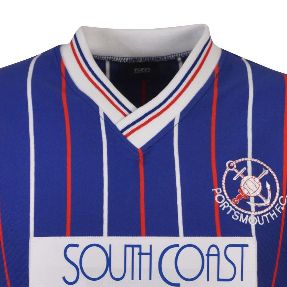 Portsmouth 1987-1988 Retro Football Shirt - Image 2