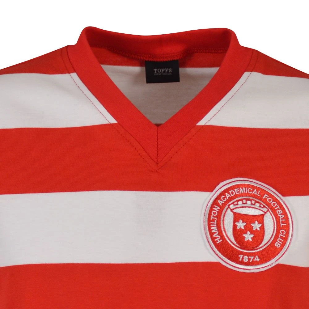 Hamilton Academical 1979-82 Retro Football Shirt - Image 2