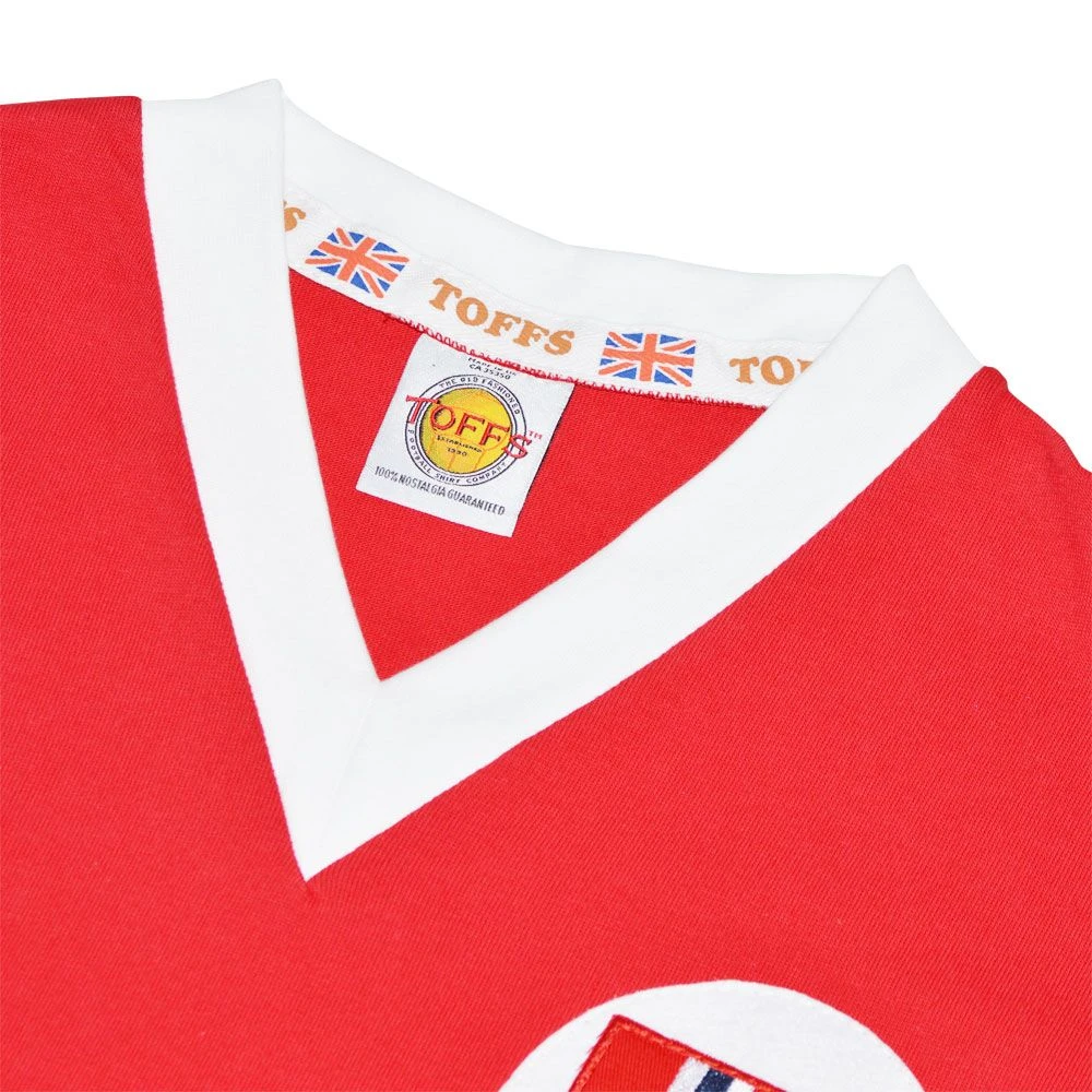 Norway 1960s Kids Retro Football Shirt - Image 3