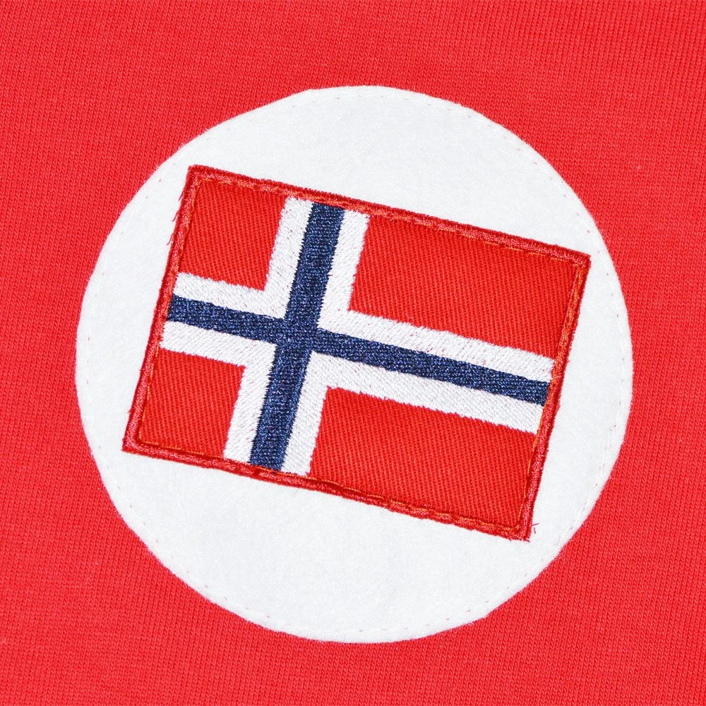 Norway 1960s Kids Retro Football Shirt - Image 2