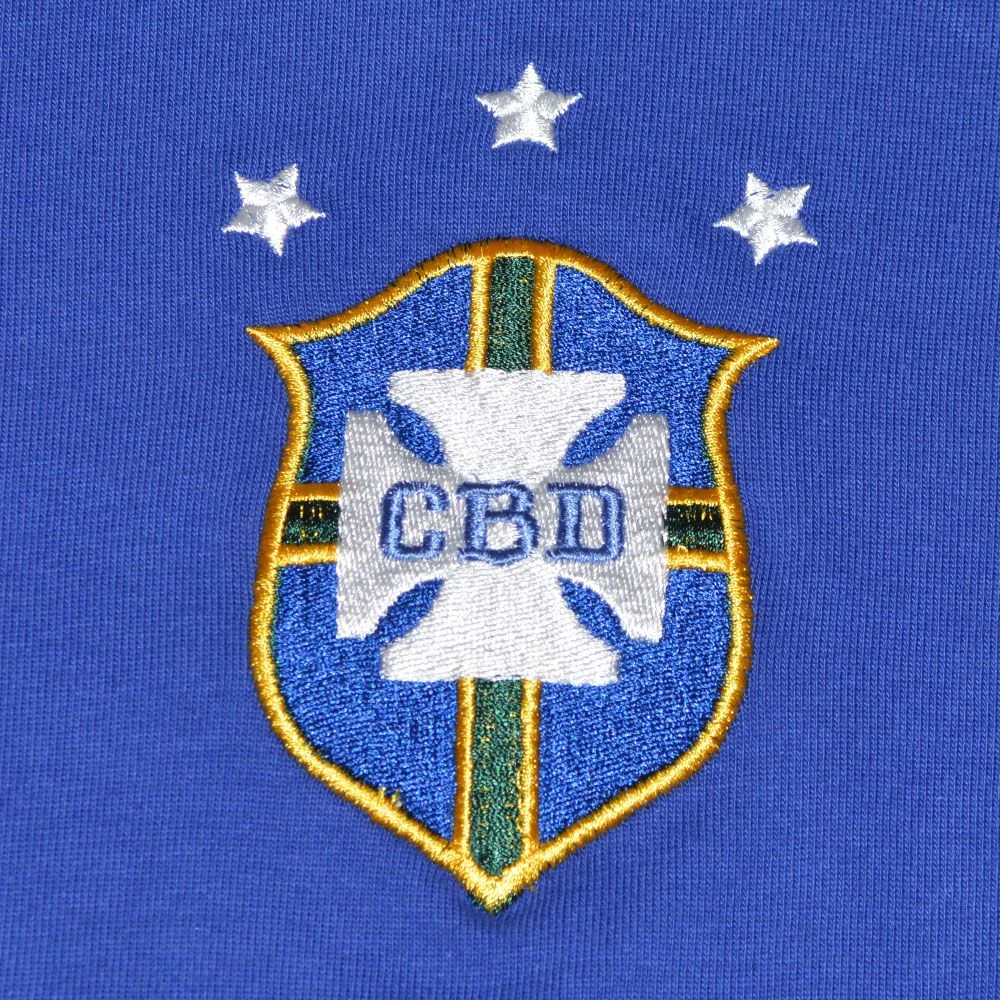 Kids Brazil Away Raglan Sleeve Royal/White T-Shirt - Image 2