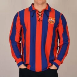 Barcelona 1950s Retro Football Shirt
