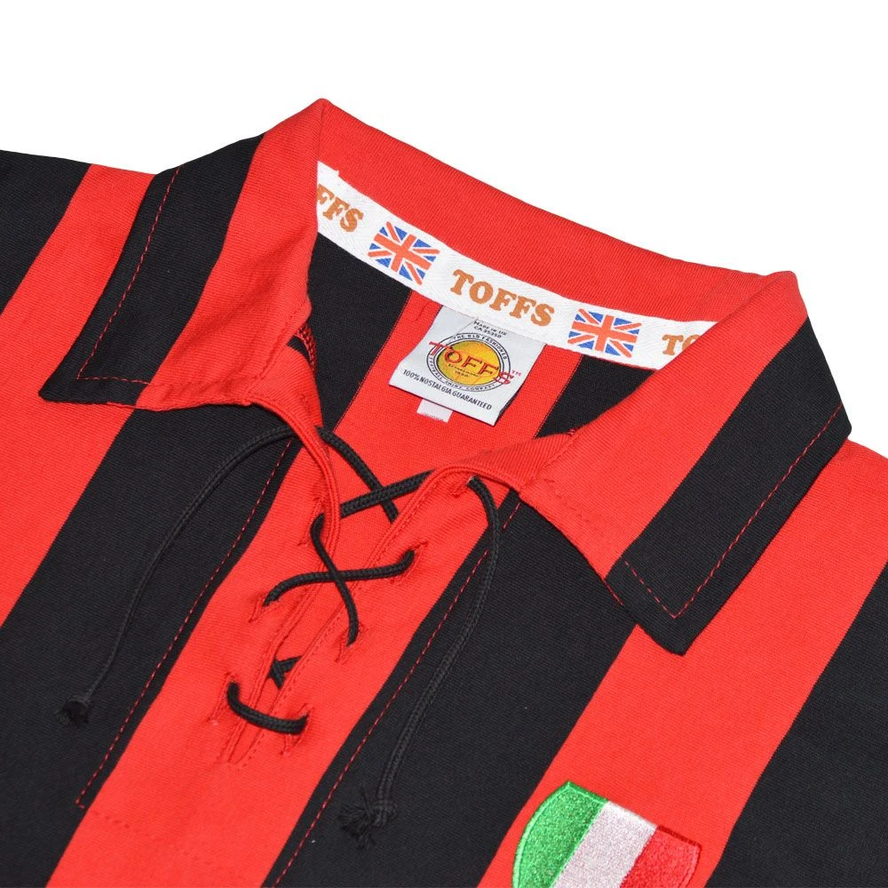 AC Milan 1950s Retro Football Shirt - Image 3