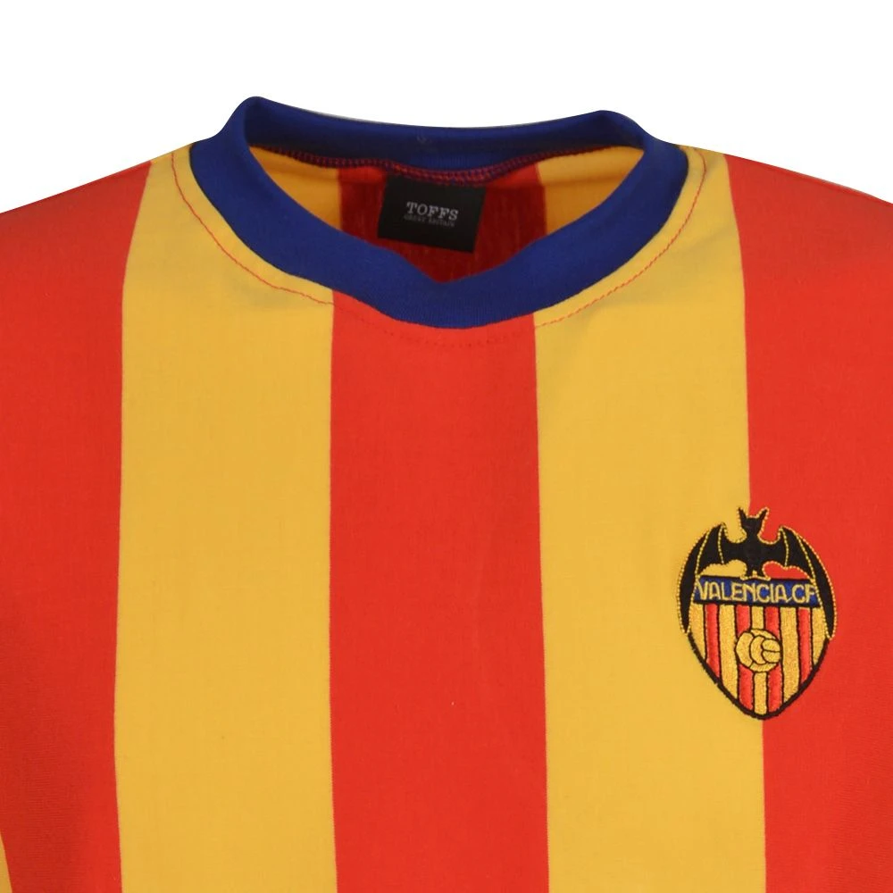 Valencia 1970s Retro Football Shirt - Image 2
