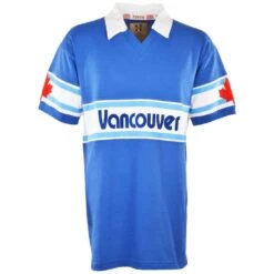Vancouver Whitecaps 1980s Royal Away Retro Football Shirt