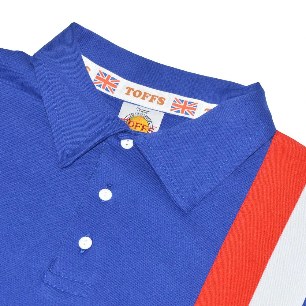 Escape To Victory Sly Stallone Blue Retro Football Shirt - Image 4