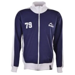 BUKTA Heritage Track Top Navy With White Panels/Cuffs/W'Ban