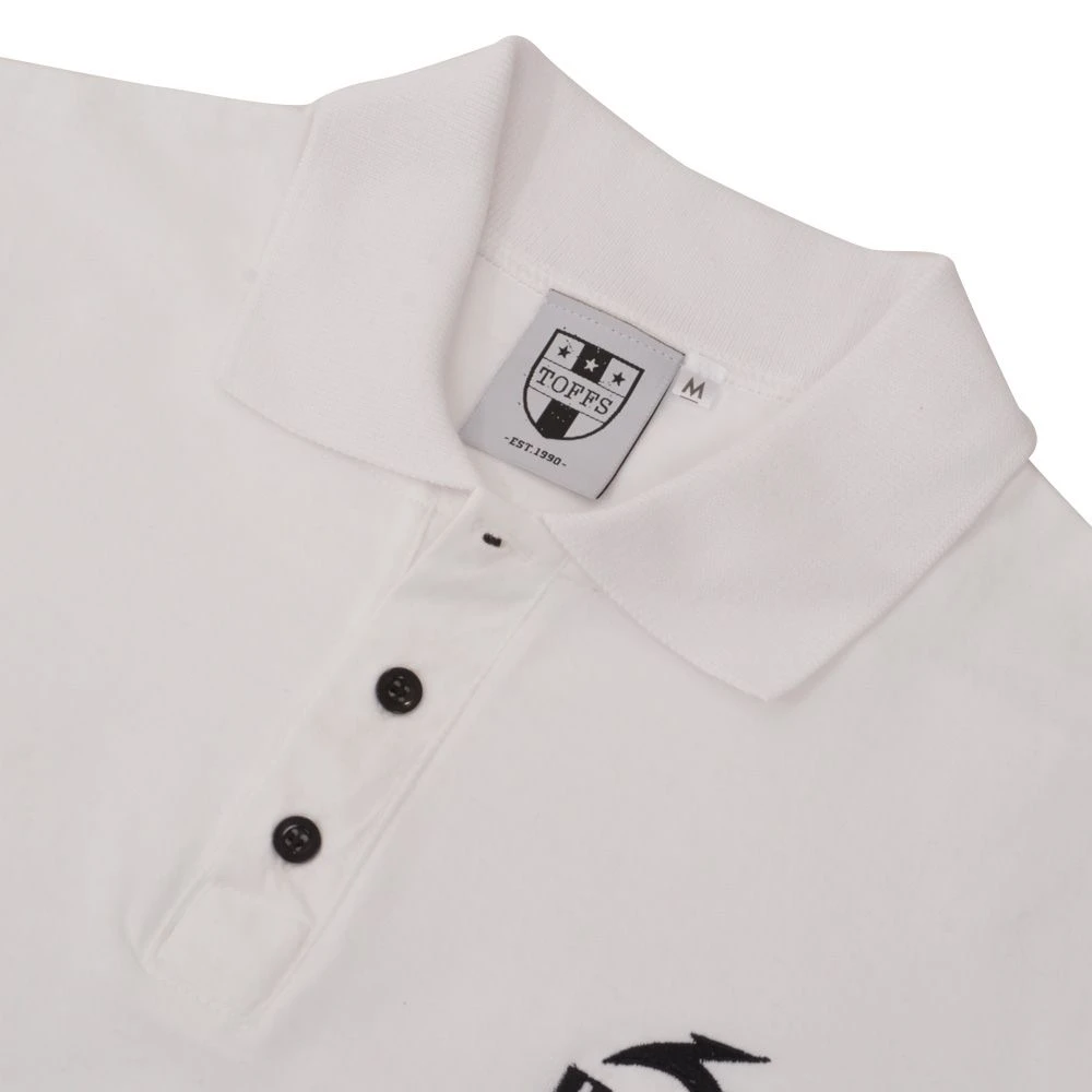 BUKTA Heritage Polo White With Black Cuffs - Image 3