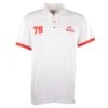 BUKTA Heritage Polo White With Red Cuffs