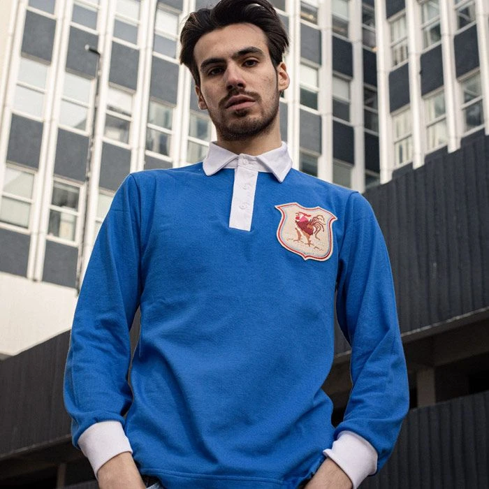 France 1924 Retro Rugby Shirt - Image 3