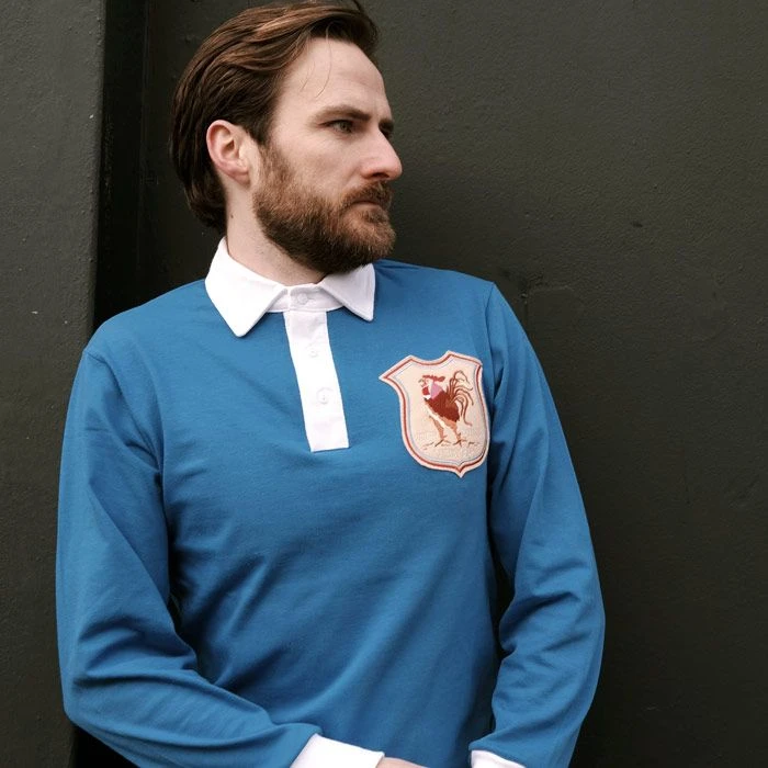 France 1924 Retro Rugby Shirt - Image 4