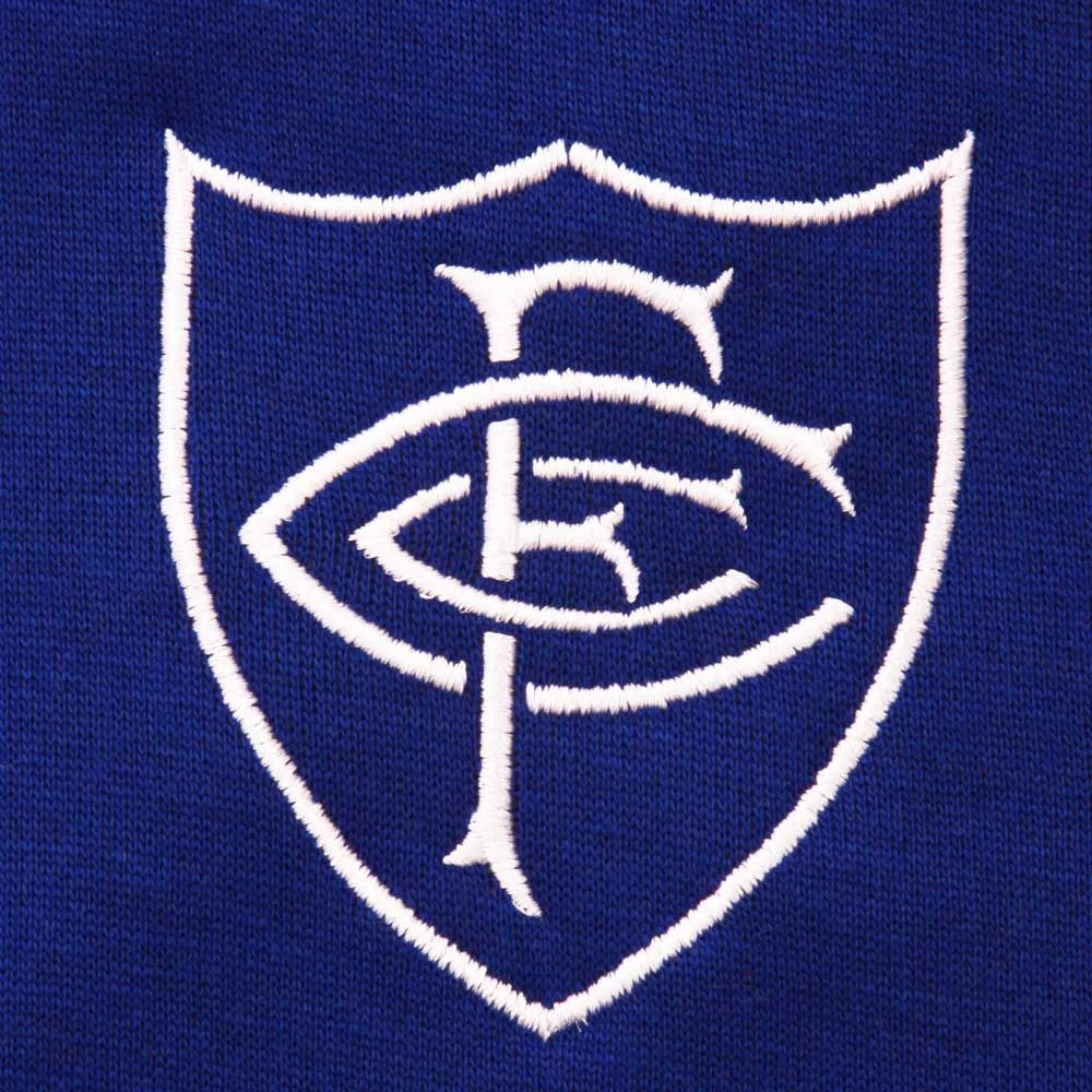 Chelsea Number 25 Retro Hoodie - Royal/White - Image 2