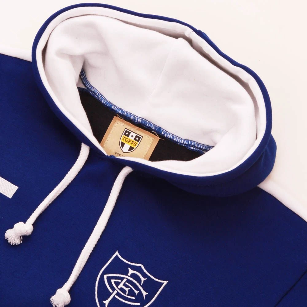 Chelsea Number 25 Retro Hoodie - Royal/White - Image 3