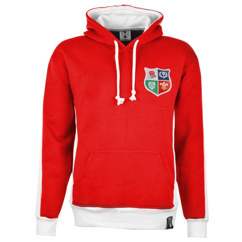 British & Irish Lions 1970's Hoodie - Red