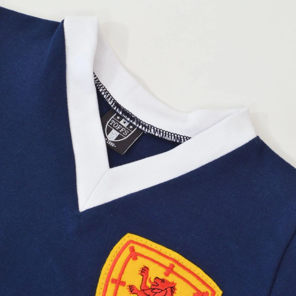 Scotland 1950 - 1960 Kids Retro Football Shirt - Image 3