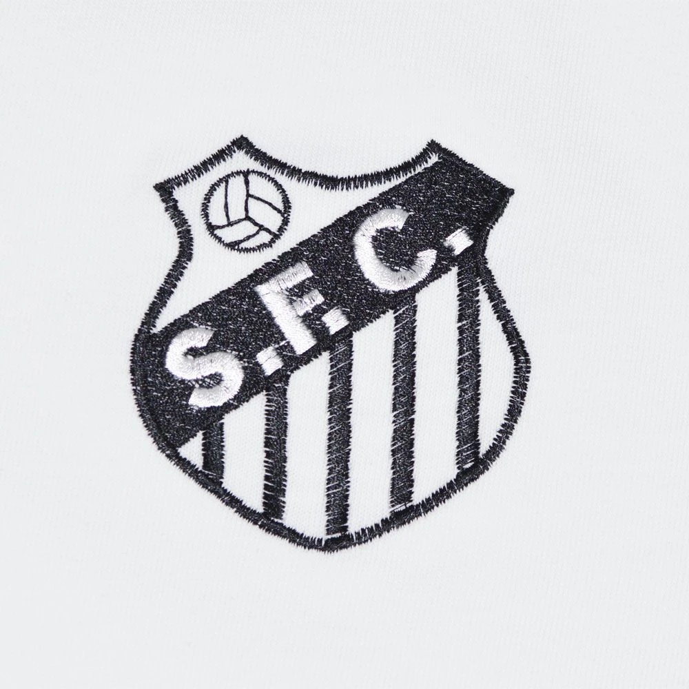 Santos 1950s - 1960s Kids Retro Football Shirt - Image 2
