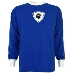 Bastia 1970s Shirt Kids Retro Football Shirt