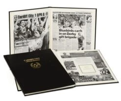 Cardiff City Football Newspaper Book