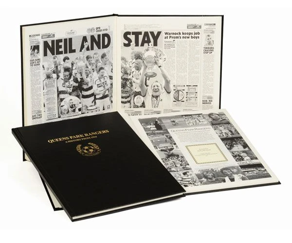 Queen's Park Rangers Football Newspaper Book