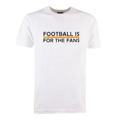 Orange Football Is For The Fans - White T-Shirt
