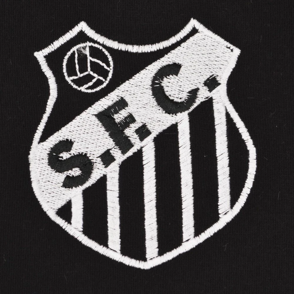 Santos Number 10 Black Polo Shirt - Image 2