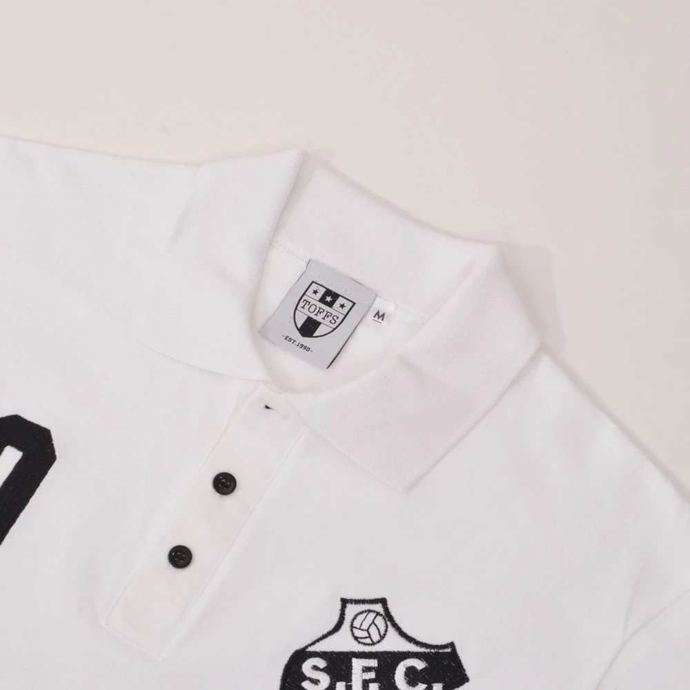 Santos No 10 White Polo Shirt - Image 3