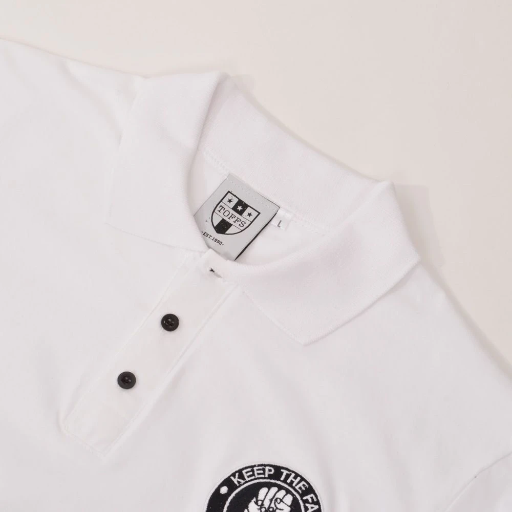 Swansea City No 7 White Polo Shirt - Image 3