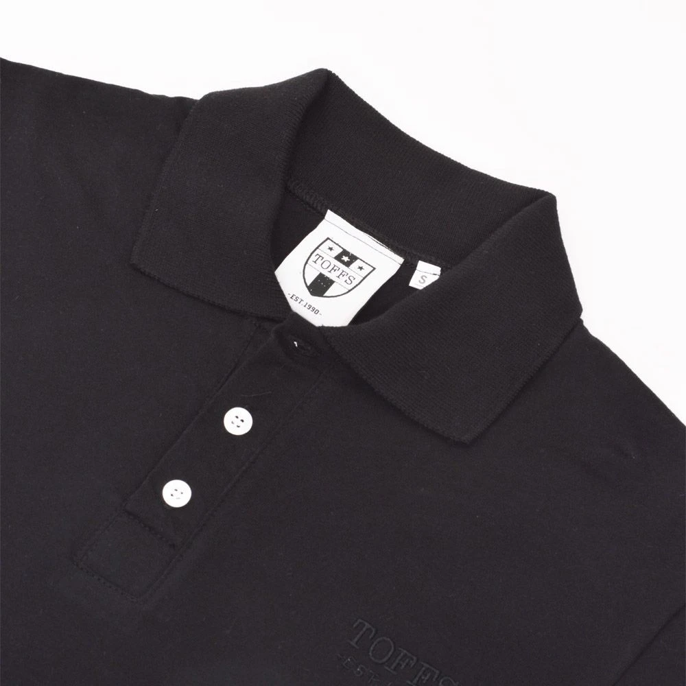 TOFFS Est 1990 Black Polo Shirt - Image 3