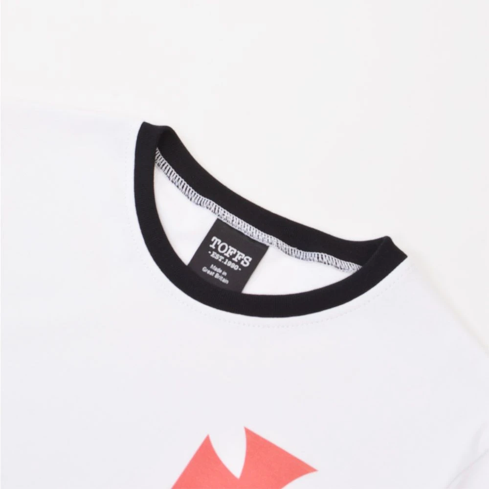 Vasco Da Gama 12th Man - White/Black Ringer - Image 3
