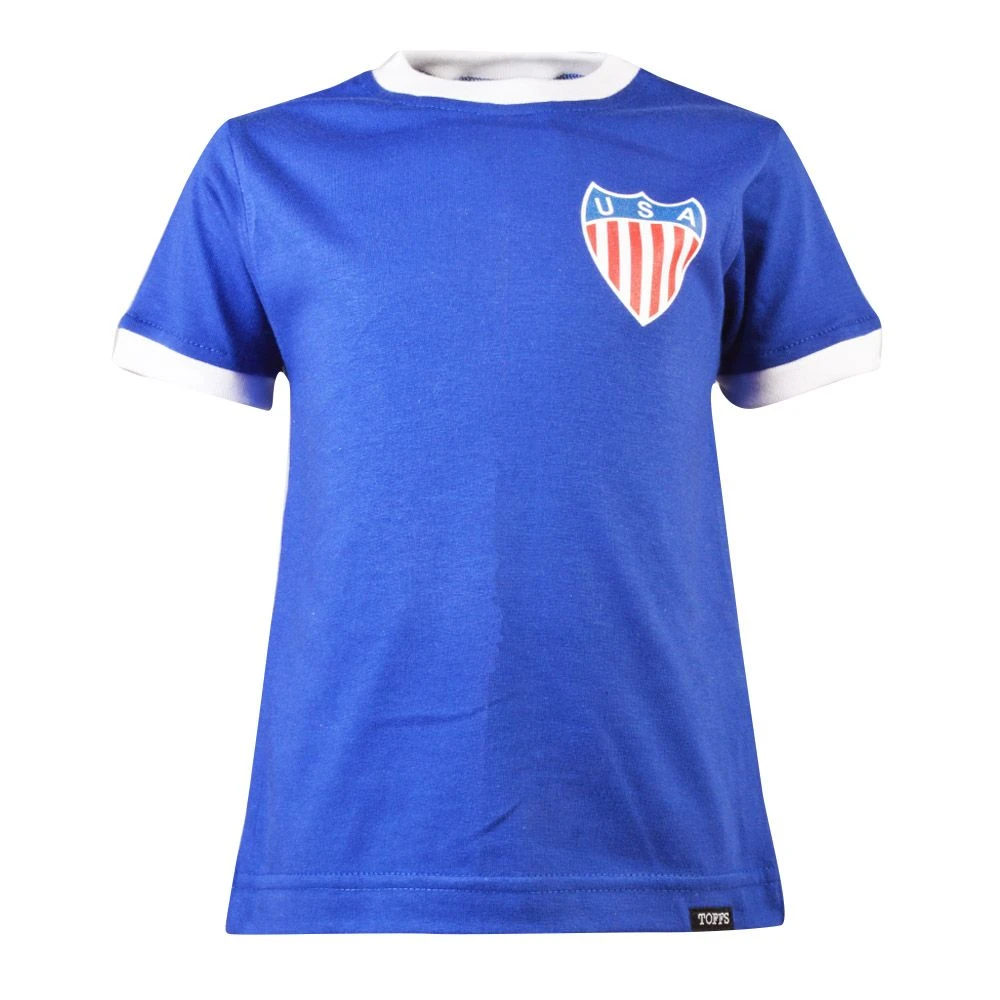 Kids USA 12th Man T-Shirt - Royal/White Ringer