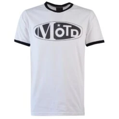 Match Of The Day Star T-Shirt - White/Black