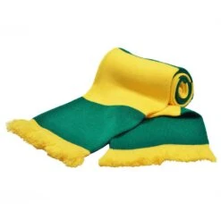 Green And Yellow Bar Scarf