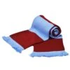 Claret And Blue Bar Scarf