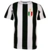 Piemonte Calcio Retro 12th Man T-Shirt - Black/White Stripe