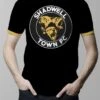 Shadwell Town T-shirt - Black/Amber Ringer