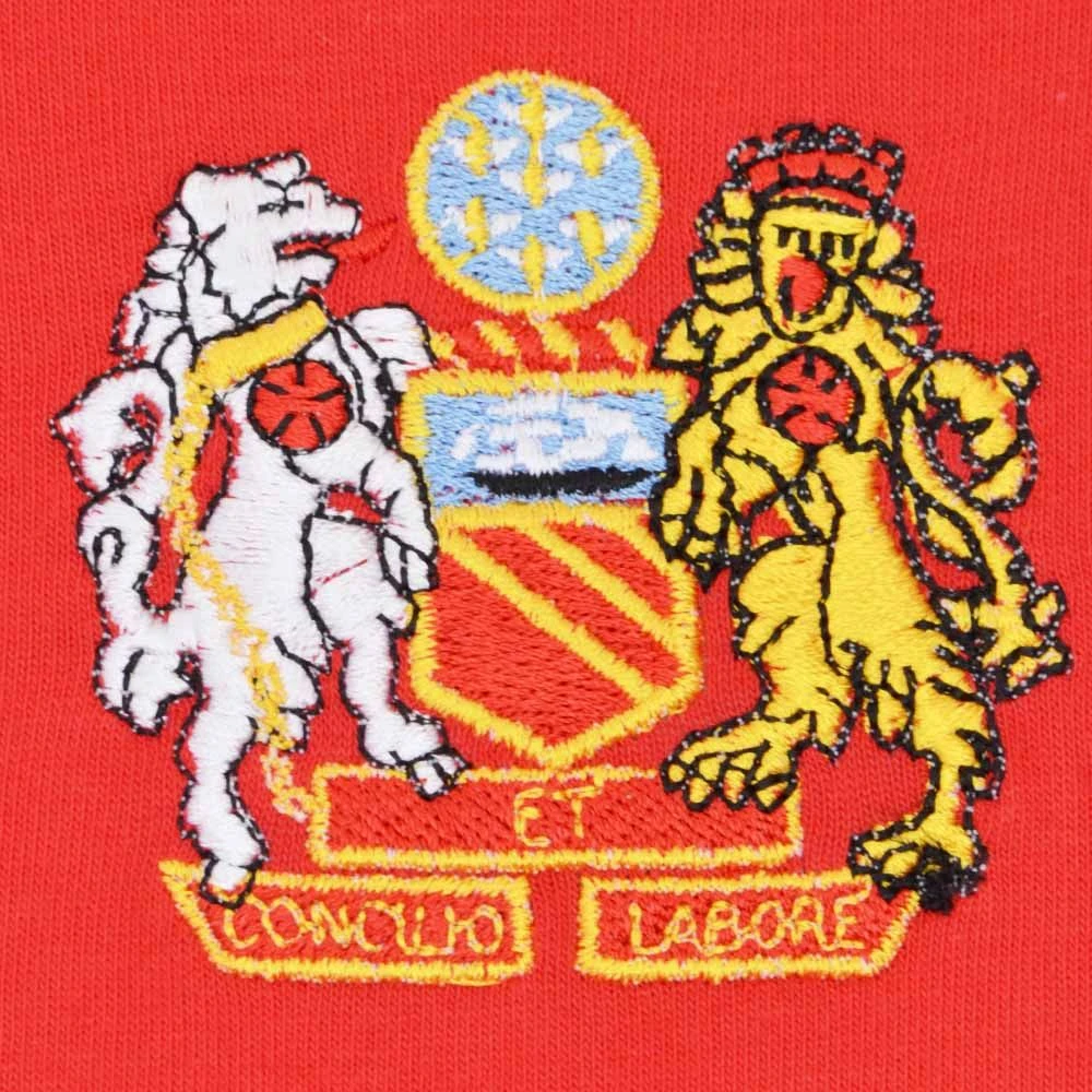 Manchester Reds 12th Man T-Shirt - Red/White Ringer - Image 2