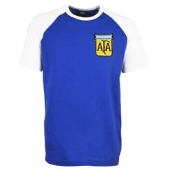 Kids Argentina Away Raglan Sleeve Royal/White T-Shirt