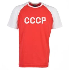 Kids Soviet Union (CCCP) Raglan Sleeve Red/White T-Shirt