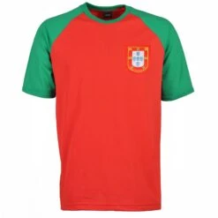 Kids Portugal Raglan Sleeve Red/Green T-Shirt