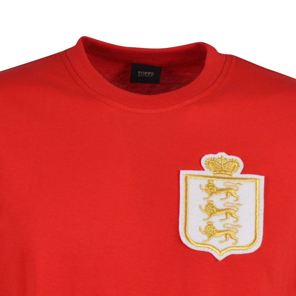England Gold 1930's T-Shirt - Red - Image 3