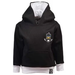 Kids Newcastle Hoodie - Black/White