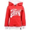 Kids Little Devil Hoodie - Red/White